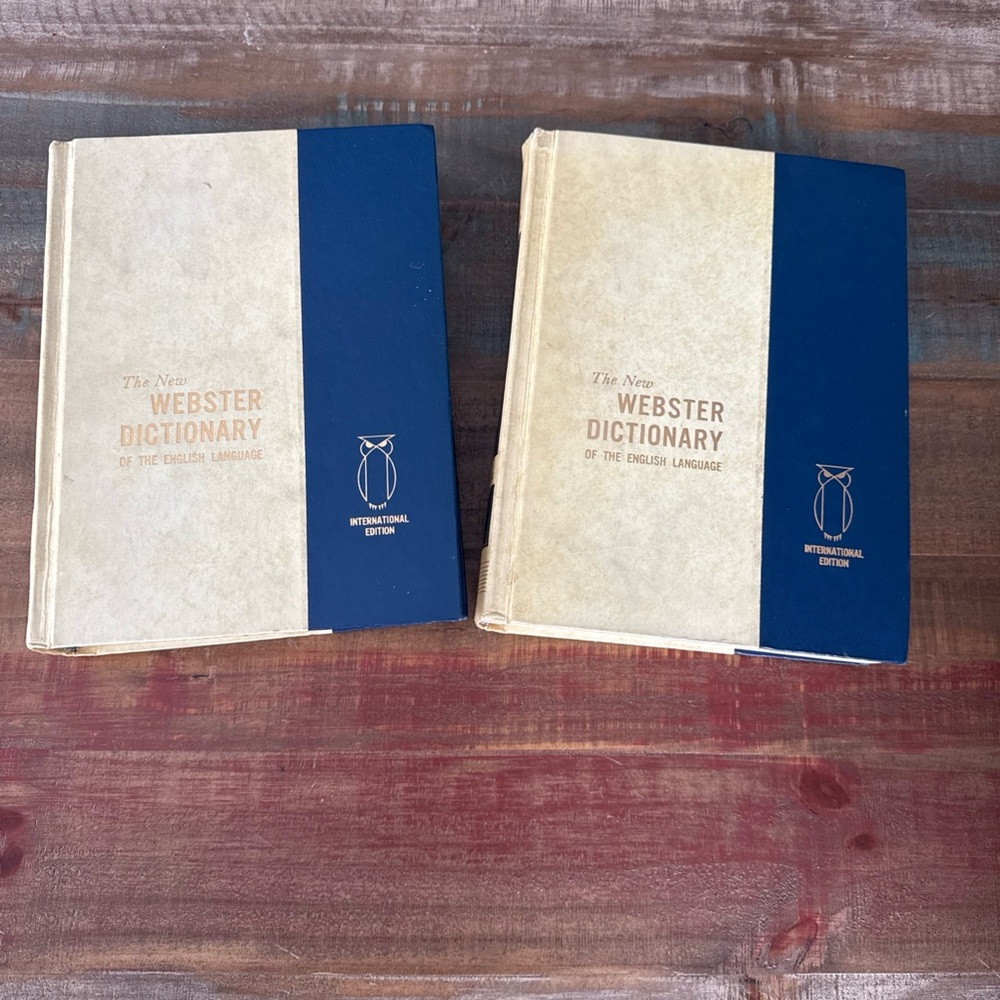 New Webster Dictionary of the English Language International Edition 1965 2 Vols